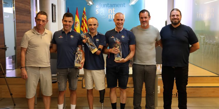 Un momento de la recepción. Fotos: Ayuntamiento de Sant Antoni