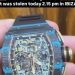 Imagen del reloj robado compartida por el empresario robado en Instagram.