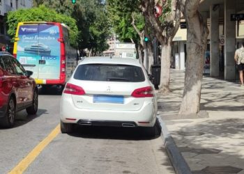 Imagen de archivo de un taxi en Ibiza.
