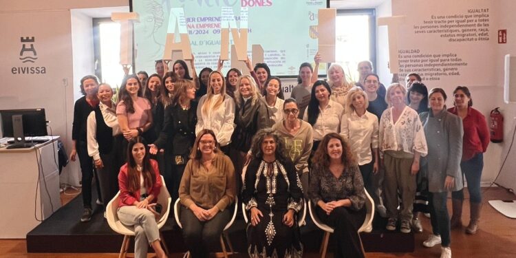 Las participantes en los talleres