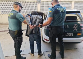 Imagen de una detención practicada por la Guardia Civil en Mallorca.