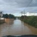 Inundaciones en la carretera del Camí Vell de Sant Mateu, junto al hipódromo de Sant Rafel. Fotos Noudiari