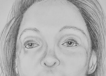 Detalle del retrato realizado por la policía tras el hallazgo del cadáver en aguas del puerto de Santa Eulària.