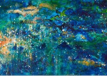 Detalle de una obra de la artista Diana Bodea.