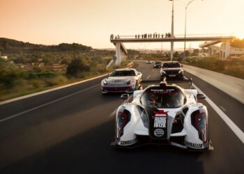 Una imagen de la edición anterior del rally en Ibiza. Copyright Gumball 3000