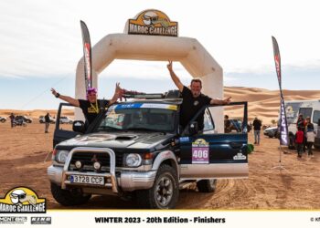 Imagen de José Escandell y Mónica Fernández, representantes del Automóvil Club Ibiza que tomarán parte en la prueba.