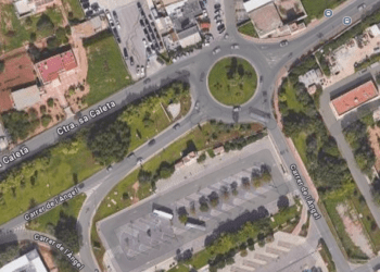Mapa del nuevo bypass del aeropuerto de Ibiza.