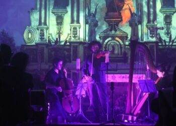 Imagen del primer concierto en la iglesia de Sant Rafel, facilitada por el Ayuntamiento de Sant Antoni.