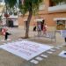 Imagen del acto de Extinction Rebellion Ibiza hoy en la Plaza del Parque.