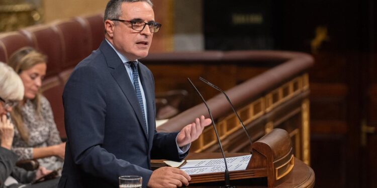 José Vicente Marí Bosó en el Congreso de los Diputados.