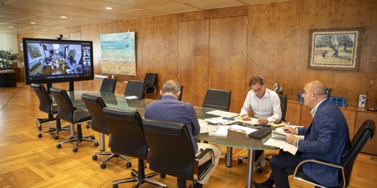 Reunión del pleno de la Comisión del ITS. Foto: Consell de Ibiza