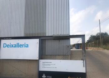 Imagen de la planta de residuos de Formentera.