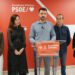 Imagen de la rueda de prensa. Foto: PSOE de Santa Eulària