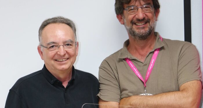 Antoni Gayà, a la izquierda de la imagen, y Javier Calvo.