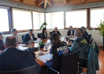 Reunión de la Junta Local de Seguridad. Foto: Ayuntamiento de Ibiza