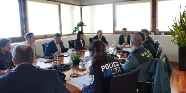 Reunión de la Junta Local de Seguridad. Foto: Ayuntamiento de Ibiza