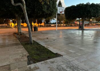 Imagen de la plaza facilitada por el PSOE de Santa Eulària.