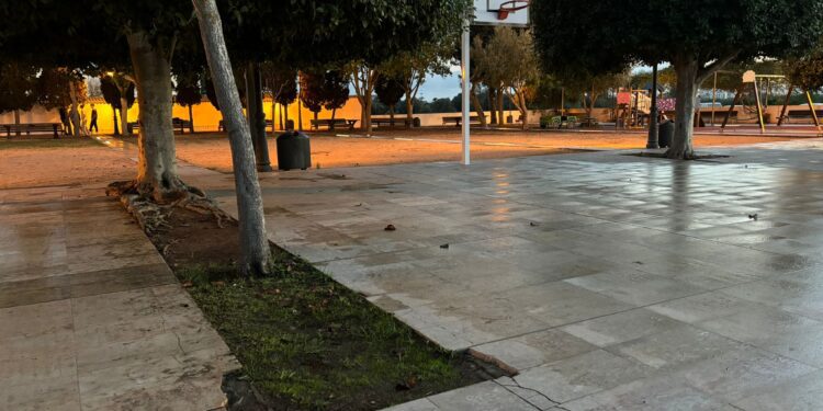 Imagen de la plaza facilitada por el PSOE de Santa Eulària.