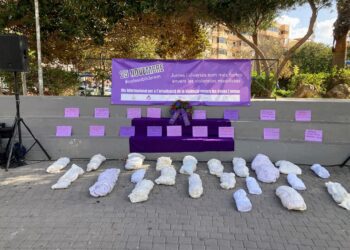Imagen de una convocatoria anterior del 25N. Foto: Comisión 8M