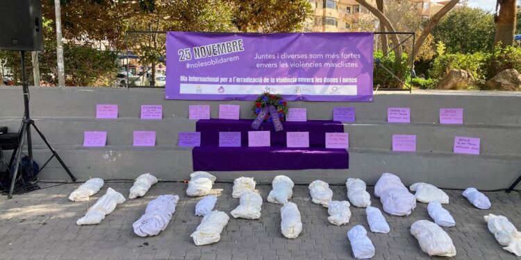 Imagen de una convocatoria anterior del 25N. Foto: Comisión 8M