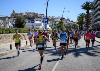 Imagen de una edición anterior de la prueba. Foto: Santa Eualària Ibiza Marathon
