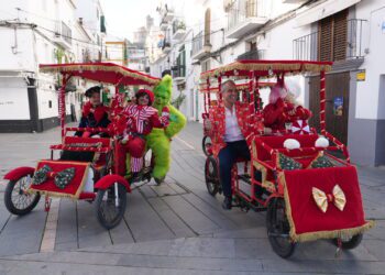 Imagen de los vehículos que circularán mañana sábado y los días 3 y 4 de enero. Foto: Ayuntamiento de Ibiza