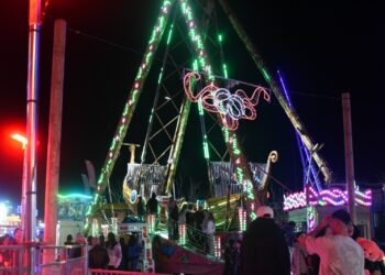 Imagen de archivo de una de las atracciones de la feria del año pasado.