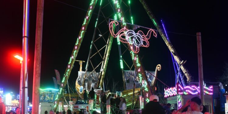 Imagen de archivo de una de las atracciones de la feria del año pasado.