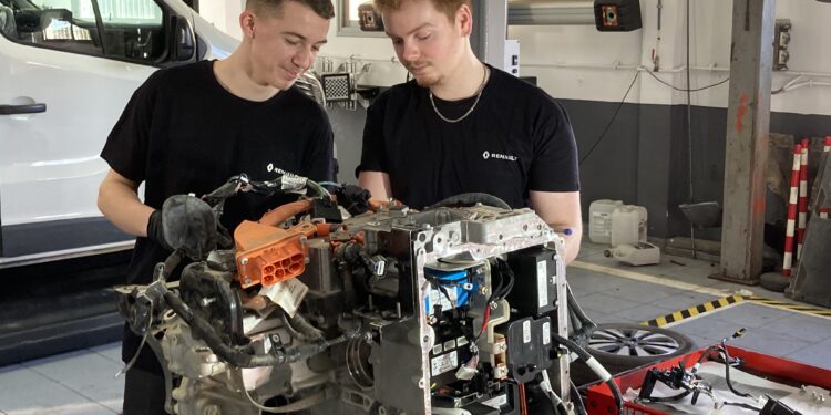 Cuatro estudiantes Erasmus provenientes de un centro de FP de Normandía (Francia) realizan sus prácticas formativas en dos concesionarios de automoción de Ibiza.