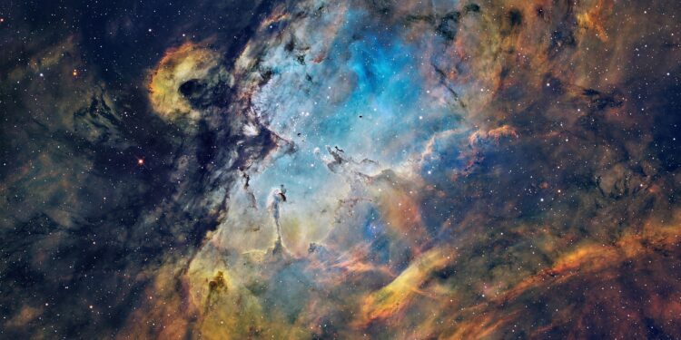 M16 Nebulosa del Águila a 5.700 años luz de la tierra (clicka encima de la imagen) - Foto AAE-Mar Mérida