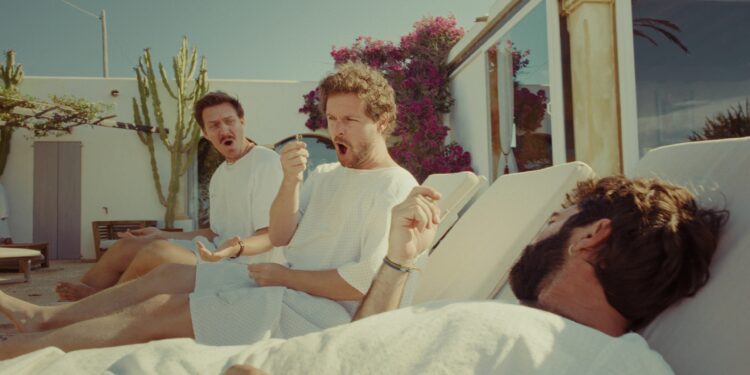 Leo Alonso, Quique Callís y Pep Castelló, integrantes de la banda ‘The Mirror Three’.