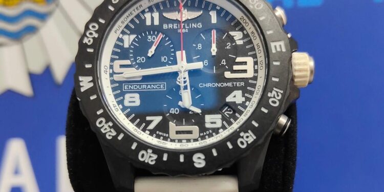 El reloj de alta gama recuperado por su propietario gracias al nuevo sistema de gestión de objetos perdidos de la Policía Nacional de Ibiza.