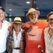 De izquierda a derecha: Andy Holdstock, Ingo Brandt, Thom Vos y Gory Ruiz tras un concierto en el Hospital Can Misses.