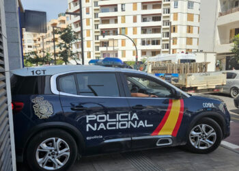 Policía Nacional de Ibiza en los Juzgados.