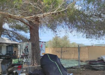 Asentamiento ilegal en Santa Gertrudis, Santa Eulària.