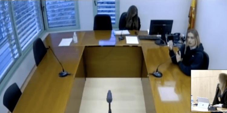 Alexia Putellas durante su declaración.