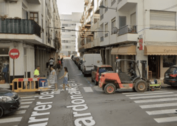 Una de las zonas afectadas.