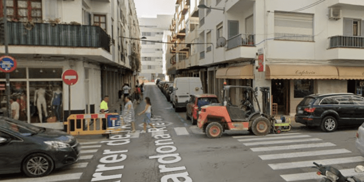 Una de las zonas afectadas.