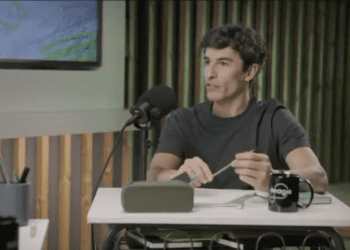 Marc Márquez, en su intervención en el podcast de Miki Núñez.