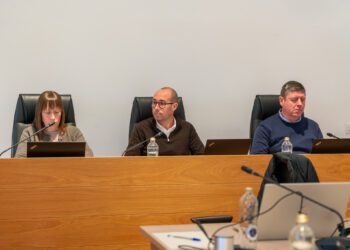 Óscar Portas en el pleno de hoy de Formentera.