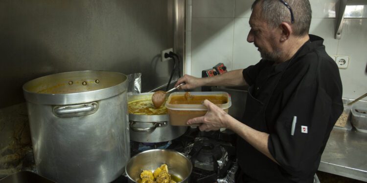 Arroz de matanzas de Es Pi Ver de Sant Miquel de Balansat. Fotos: Joan Costa.