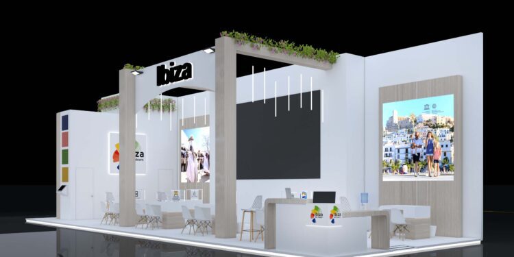 Stand de Ibiza en la ITB de Berlín que se celebra la semana que viene en la capital alemana.