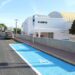 Una imagen de la zona deportiva de Santa Eulària donde se ubicará la futura piscina de 50 metros.