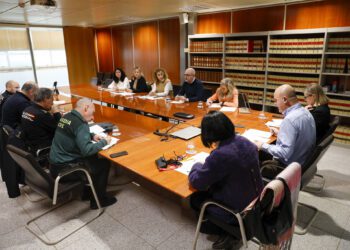 Imagen de la reunión de ayer, en el Consell.