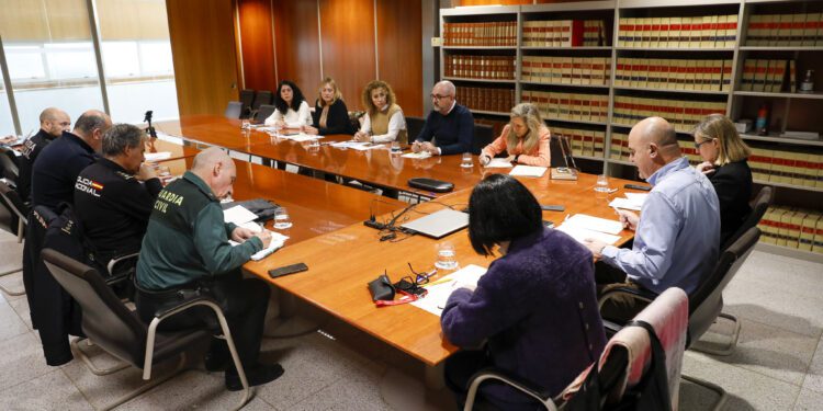 Imagen de la reunión de ayer, en el Consell.