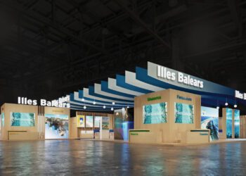 Estand de Baleares para la ITB que se celebra esta seman en Berlín.