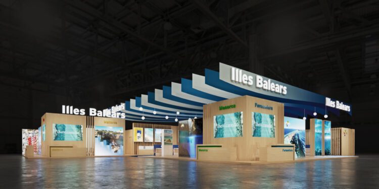 Estand de Baleares para la ITB que se celebra esta seman en Berlín.