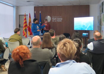 Presentación, ayer, de los resultados del estudio sobre el estado de la posidonia.