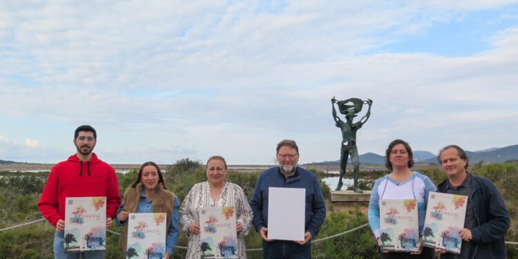 Sant Josep presenta le programa de fiestas de Sant Francesc, hoy. Foto: Ayto Sant Josep