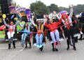 Imagen del Carnaval de Santa Eulària el año pasado.